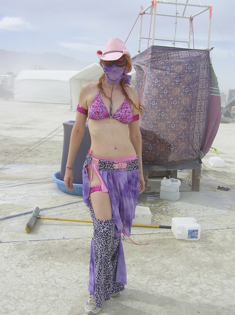 Burning Man 2009 I managed to get one shower that week. Mer Flickr