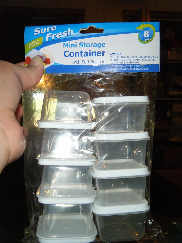 Sure Fresh Mini Storage Containers Purchased at Dollar Tre… Flickr