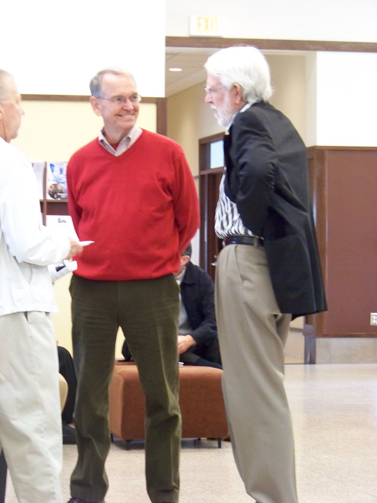 Rauth Art Exhibition Artist James Rauth (r) with David Mac… Flickr