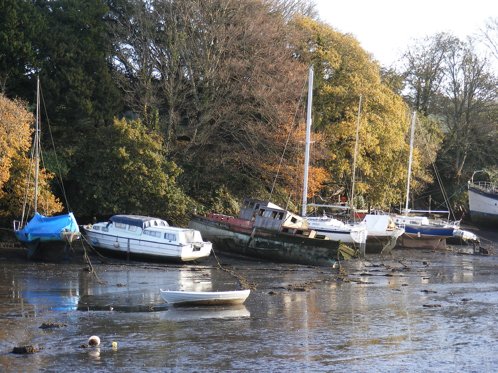 Penryn River Houseboats How I love these houseboats restin… Flickr