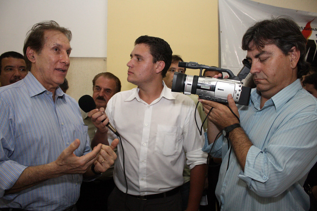 Entrevista Orestes Quércia. Foto Fábio Molina Maurício Lainer Flickr