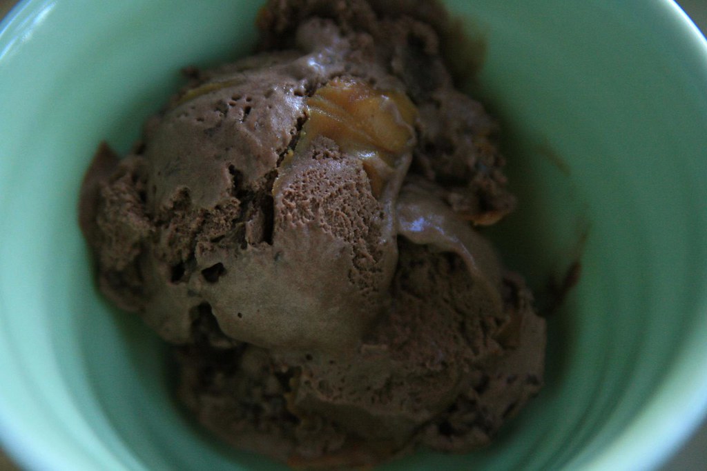 coconut milk based ice cream Chocolate Peanut Butter Swirl… Flickr