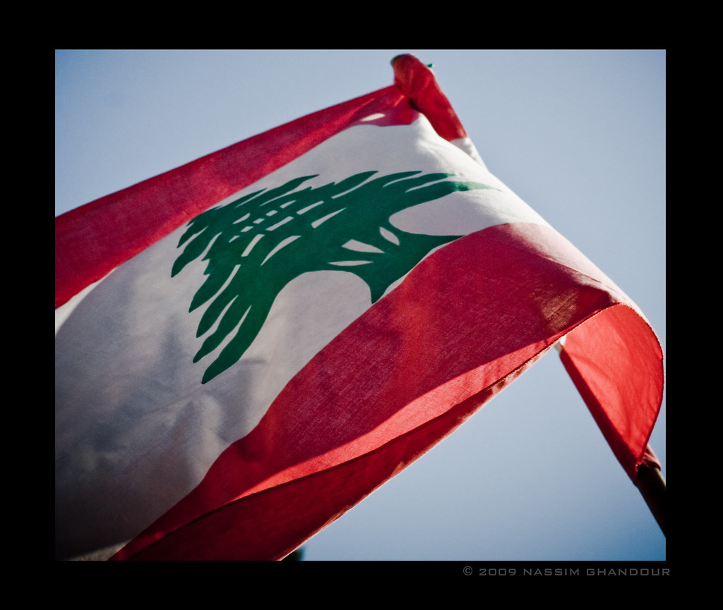 Lebanon Flying Flag a photo on Flickriver