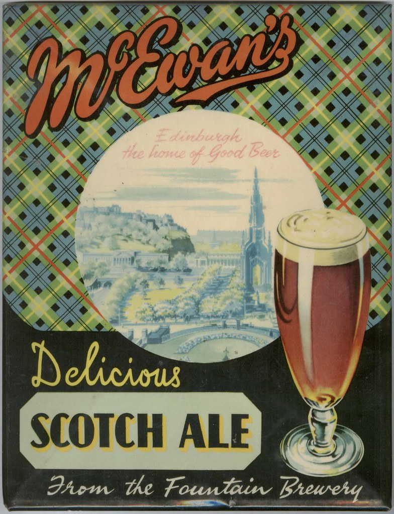 McEwan's Scotch Ale Laminated Tin over cardboard showcard … Flickr