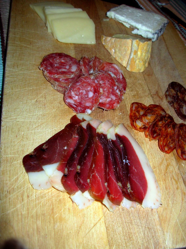 Charcuterie and cheese Homecured duck breast prosciutto, … Flickr