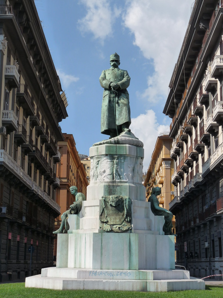 statue of Umberto I in Naples, Italy Bronze statue of Umbe… Flickr