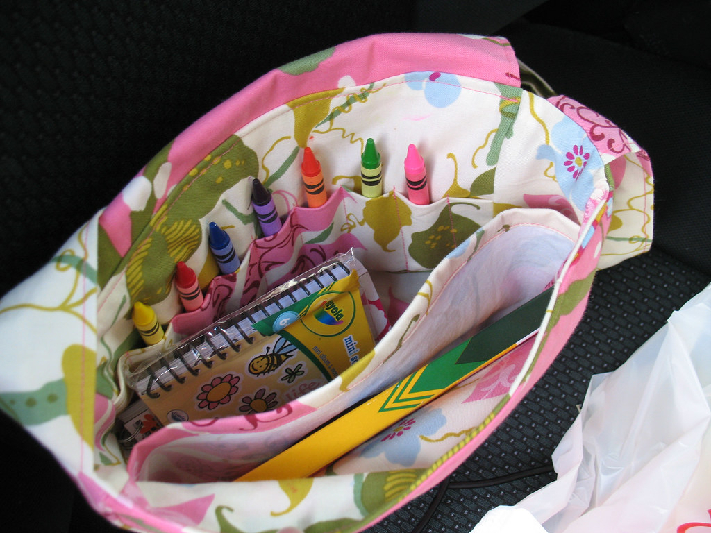 Toddler Messenger Bag / Art Tote Lining Used the basic co… Flickr