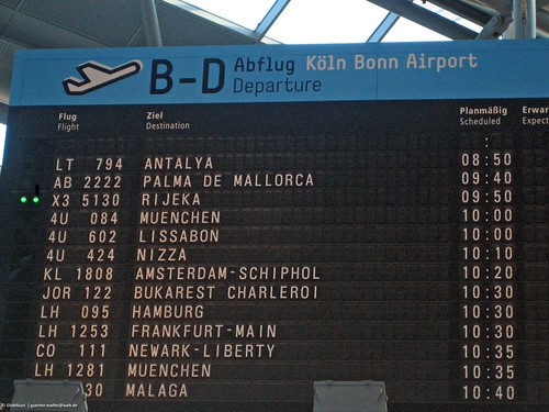 Köln/Bonn Airport Departure GLOBI ۞ FUZZI Flickr