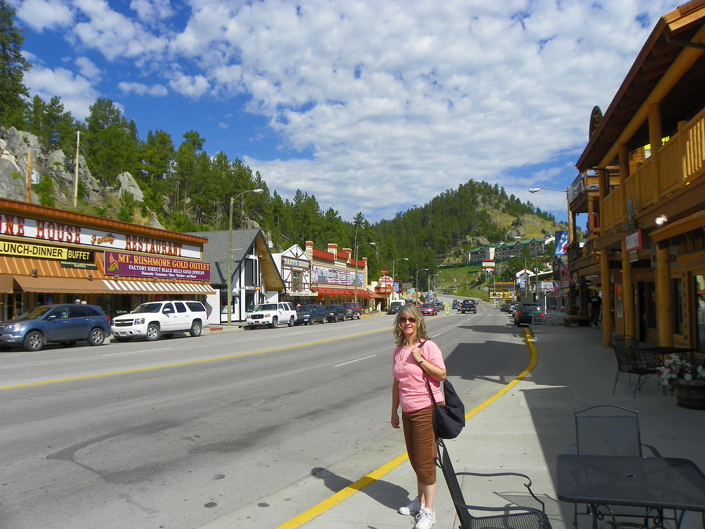 Walking Main Street in Keystone, South Dakota Karen on Hwy… Flickr