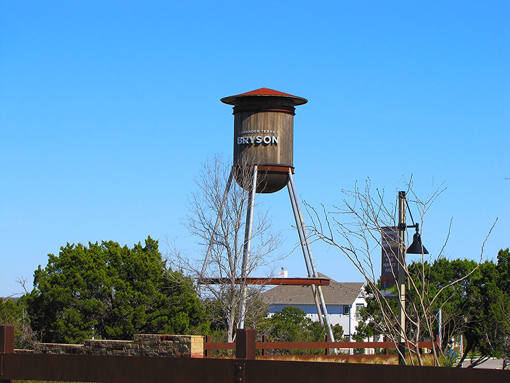 Bryson Water Tower See more on Bryson in Leander, TX and L… Flickr