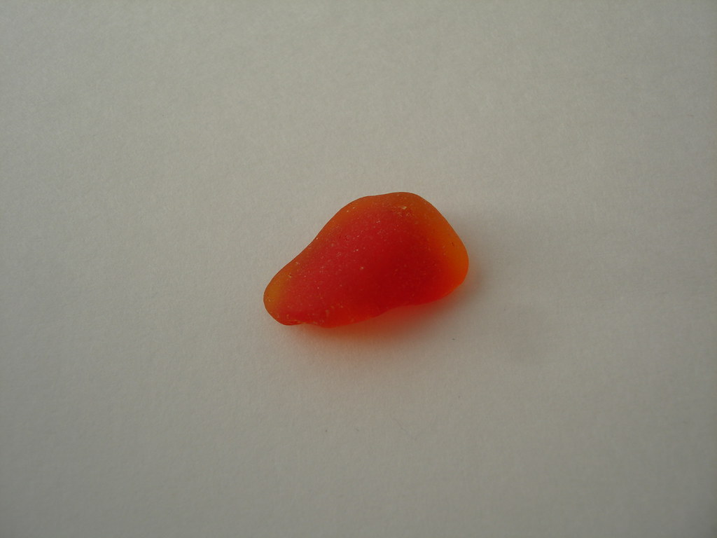 Rare Orange Sea Glass II Rare orange sea glass. Flickr
