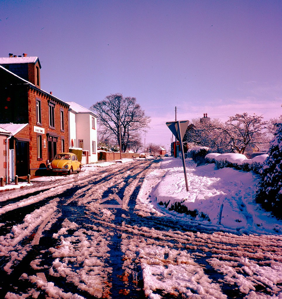 Cross Lane, Wigton, in the Snow Circa 1982 one of a batc… Flickr