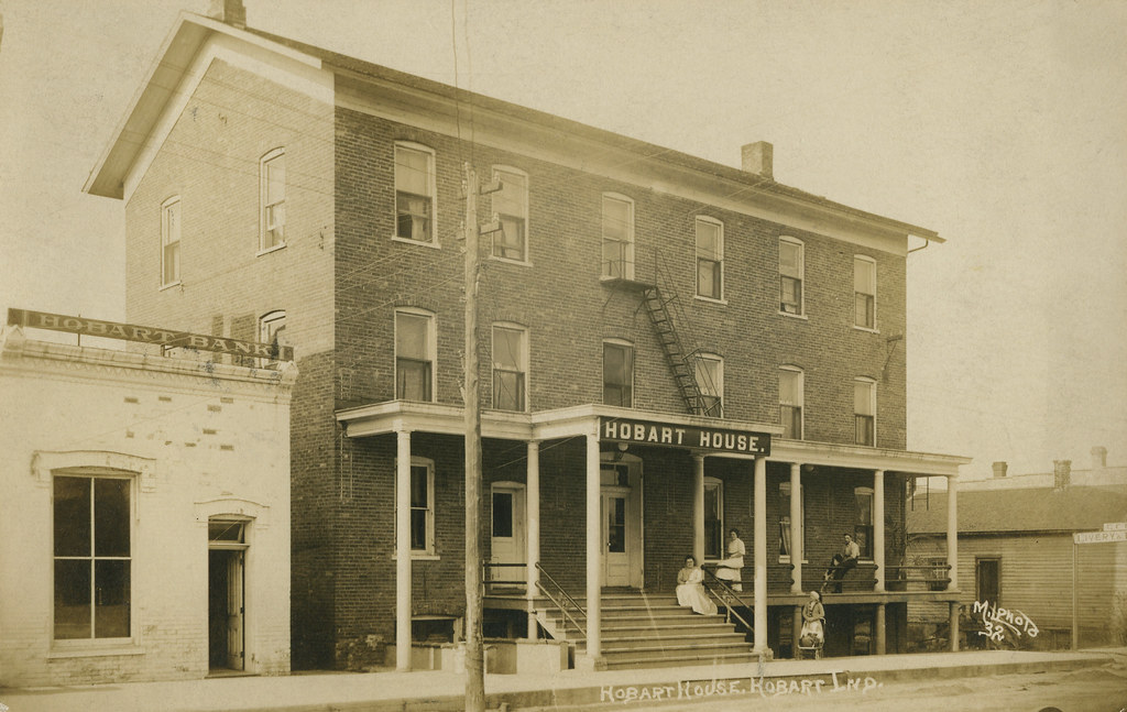 Hobart House, 1911 Hobart, Indiana HOBART HOUSE, HOBART,… Flickr