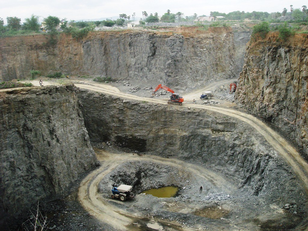 A blue metal quarry... Taken during one of my field trips … Flickr