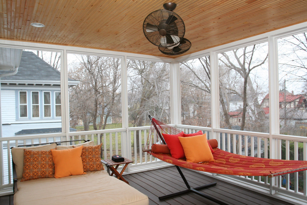 Sun Porch Constructed a three season porch on second story… Flickr