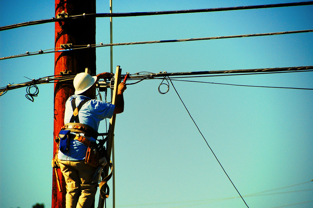 the cable guy After several failed attempts, our cable was… Flickr
