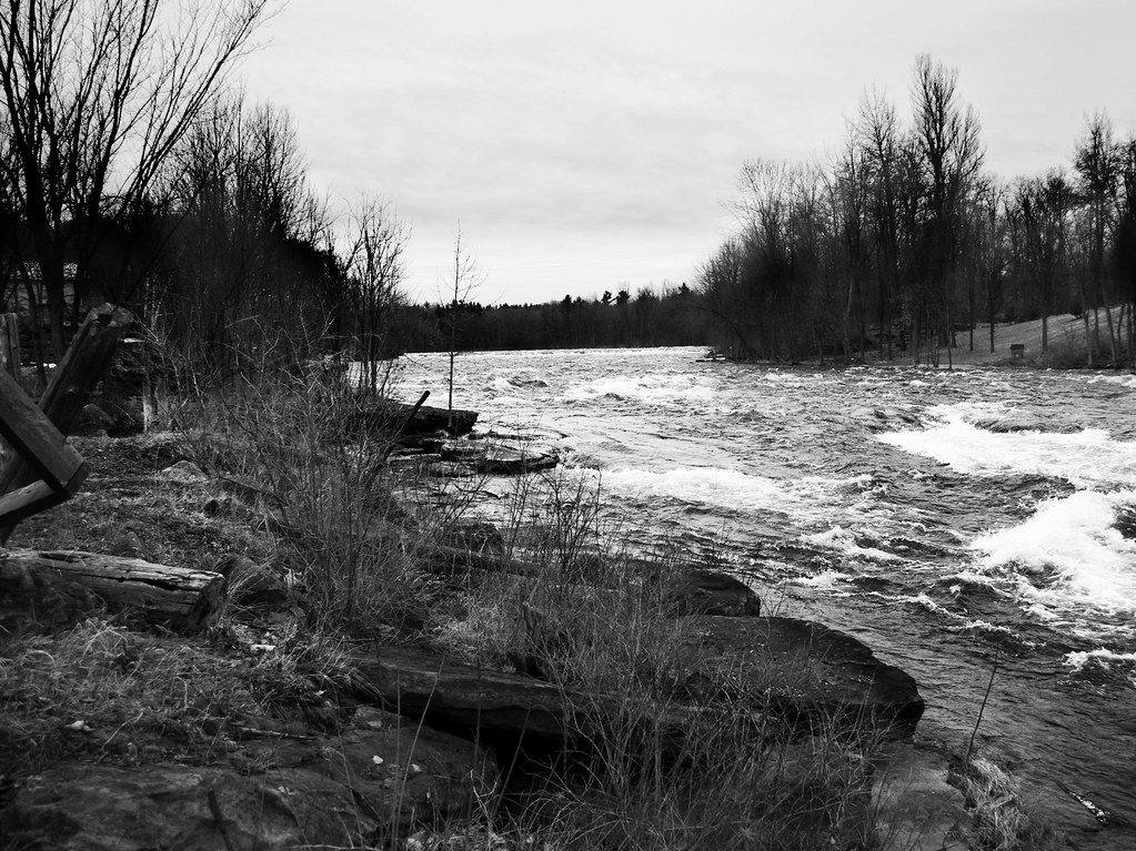 St Regis River At Brasher Falls NY Cloudy Day, a lot of sp… Flickr