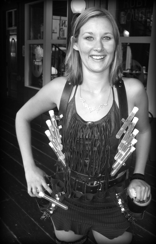 Kelli Shot Girl Kelli the shot girl was trying hard to k… Flickr