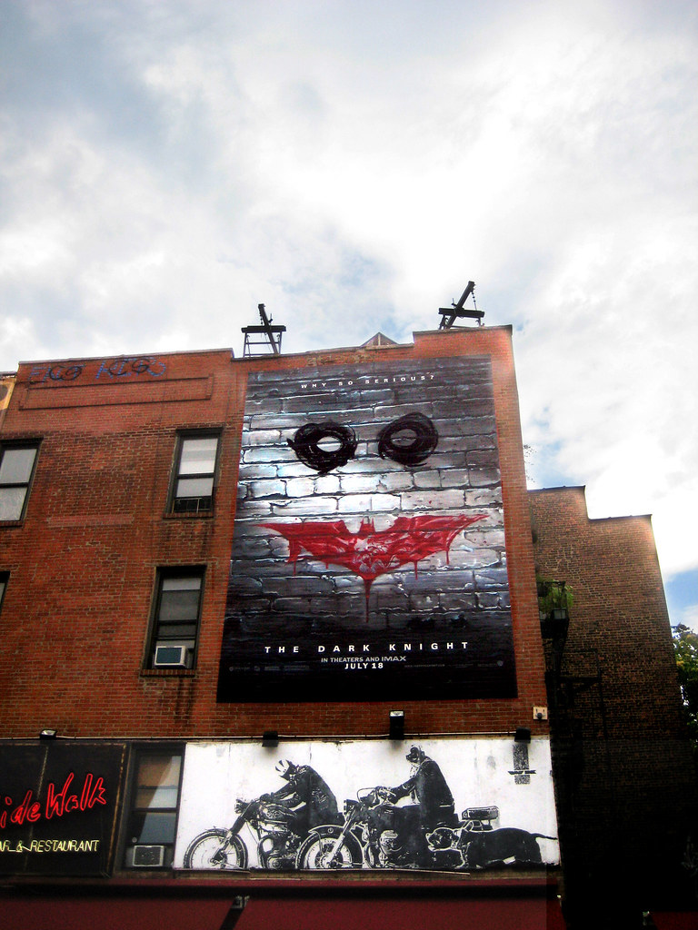 Why So Serious Joker Dark Knight Brick wall billboard movie poster 6215
