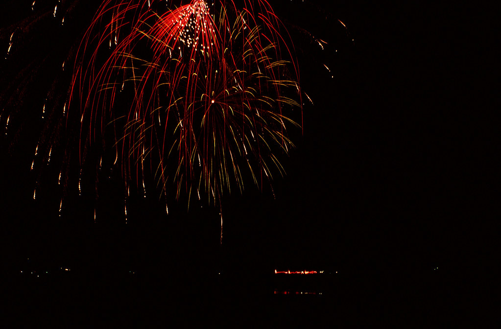 Fireworks Eagles Nest, New Mexico. Shot in 1996 on Fujichr… Flickr