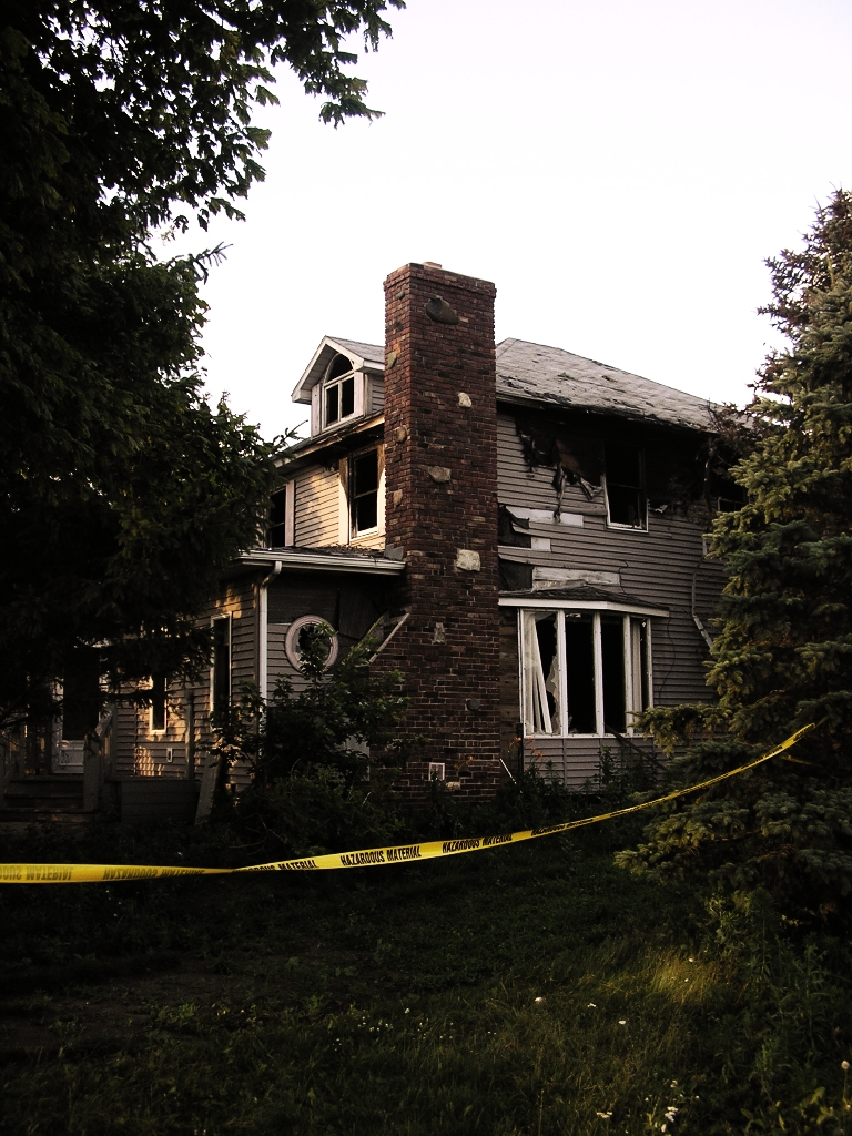 Wheatfield, Indiana. This was a 110+ year old farmhouse. … Flickr