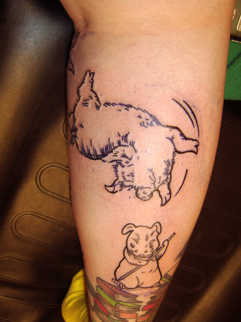 Wilbur Charlottes Web Tattoo