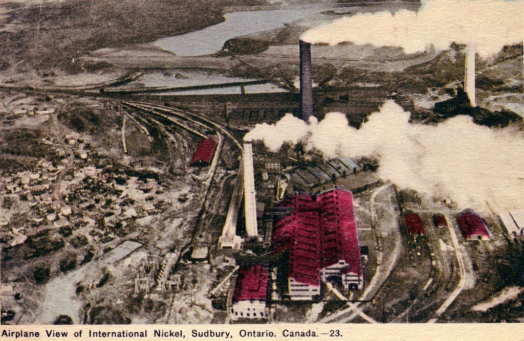 Sudbury Copper Cliff INCO Airplane View Bruno Flickr