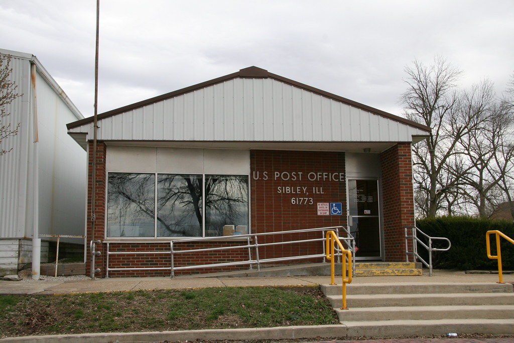 Sibley IL, Sibley Illinois, 61773, Post Office, Ford County a photo