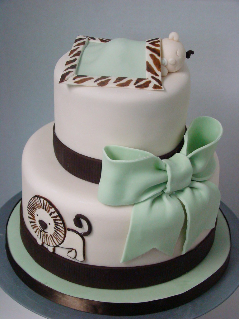 Safari baby shower cake a photo on Flickriver