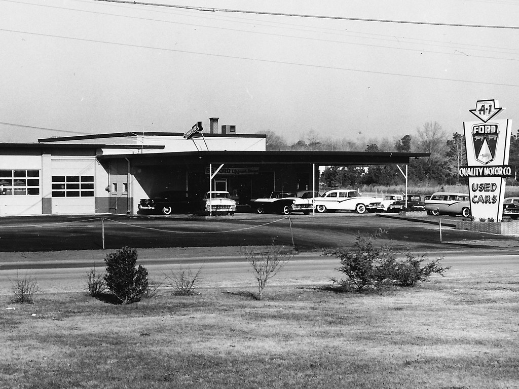 Quality Motor Co Ford, Whiteville NC, 1956 Bill Cook Flickr