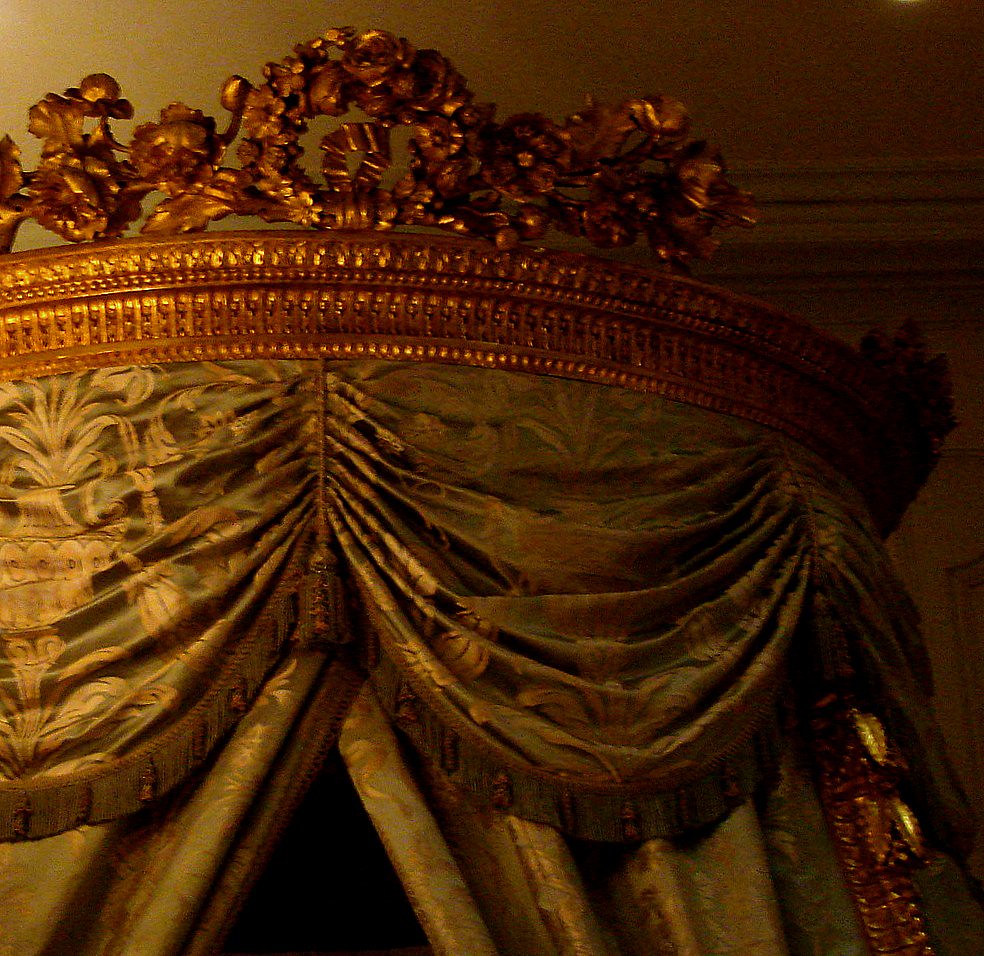 18th century bed (1785) detail, Musée CognacqJay, Paris Flickr