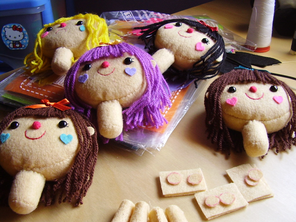 Doll making Im having so much fun making these little doll… Flickr