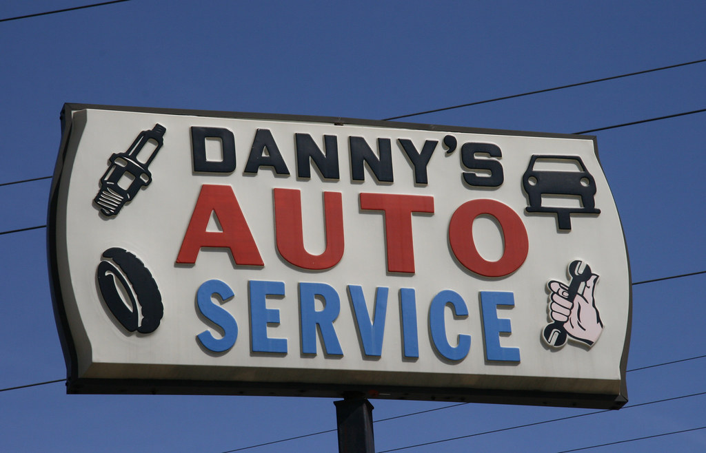 Dannys Auto Service Sign Vacuform sign for Danny's Auto Se… Flickr