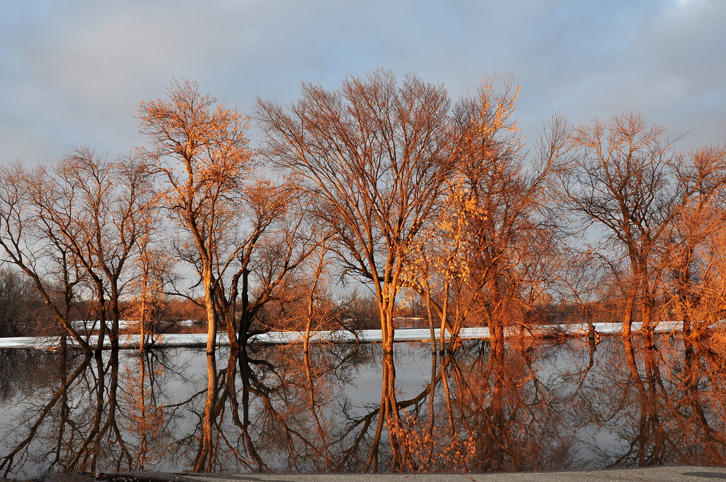 red river at Abercrombie, boat landing Faylin Myhre Flickr