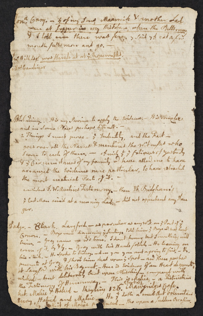 Boston Massacre trial notes [page 12] File name 06_01_000… Flickr