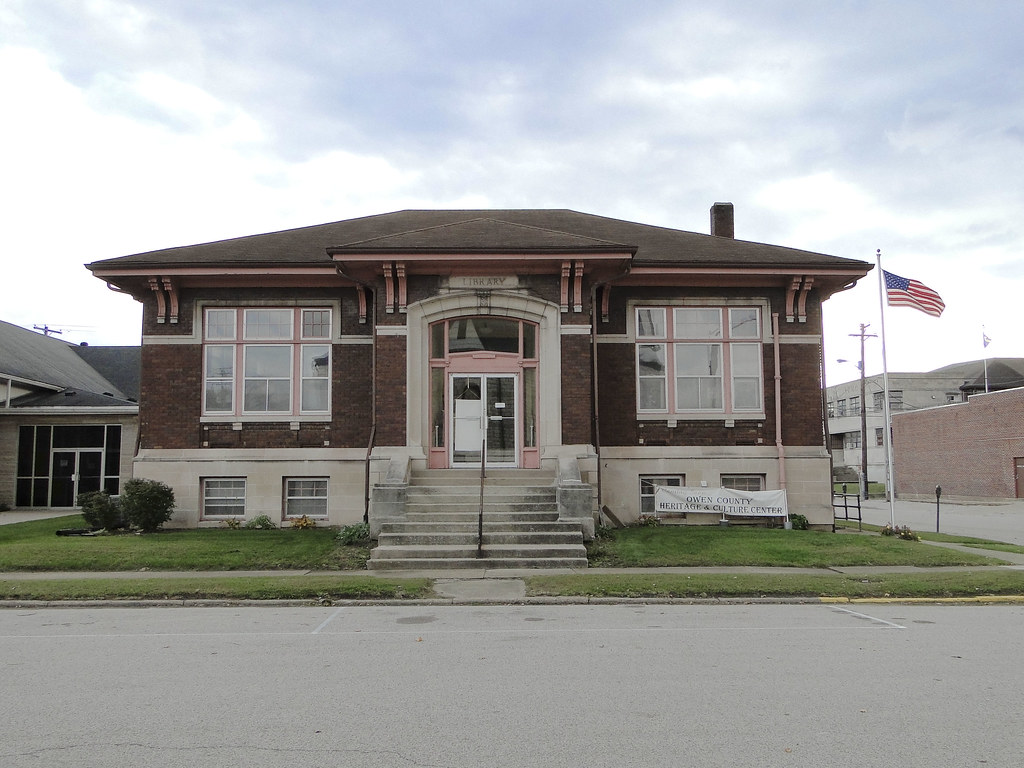 Owen County Indiana Library The SpencerOwen Library opene… Flickr