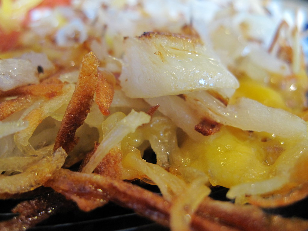 Hash Browns, Up close and Personal Rightly done hash brown… Flickr