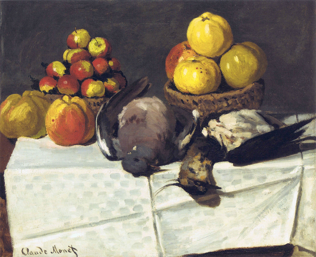 W 102 Claude Monet Nature Morte Oiseaux Et Fruits 186 Flickr