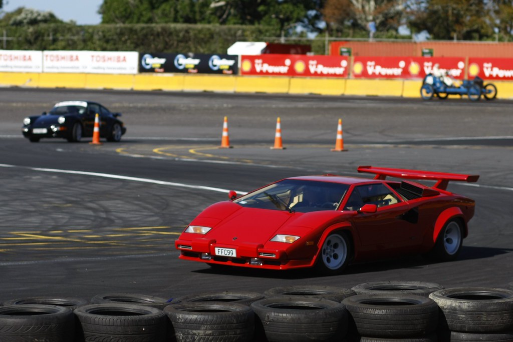 Countach on the track The famous Countach Flickr