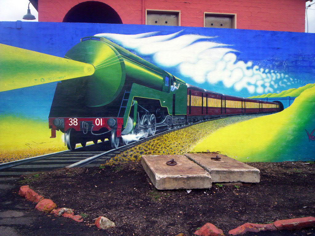 Mural Mural at Springwood Station NSW Australia by by Vern… Flickr