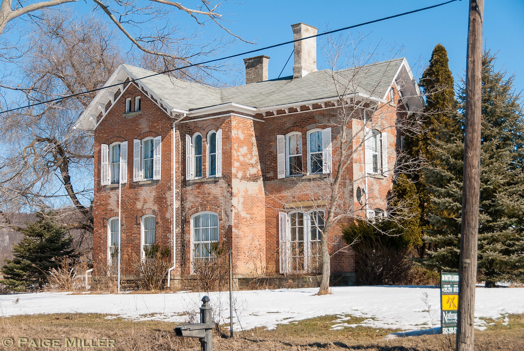 Warsaw, NY Brick home south of downtown Warsaw on Route 19… Paige Miller Flickr