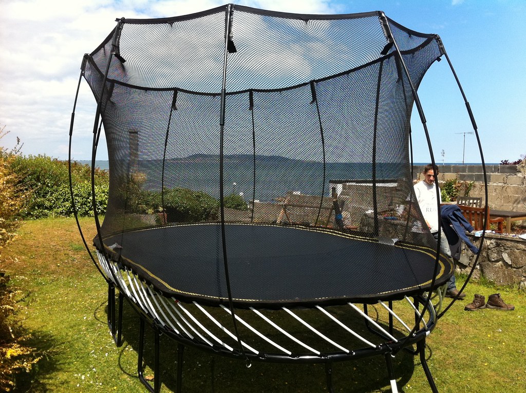 Oval trampoline Dublin Now available from DYG in Ireland! … Flickr