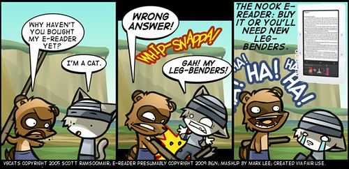 A possible ad for the Nook Ereader VGCats comic from www.… Flickr