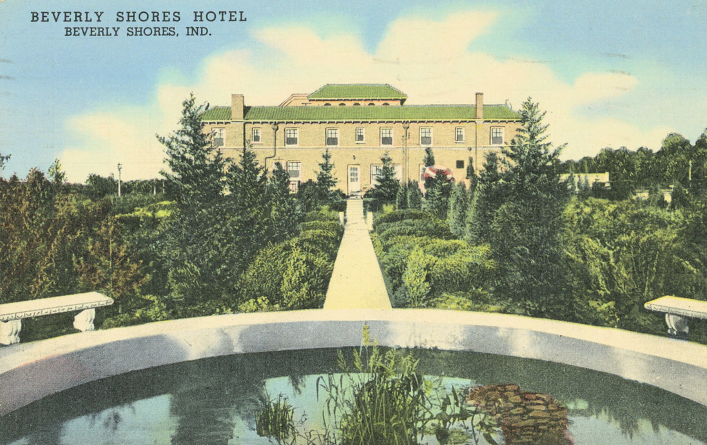 Beverly Shores Hotel, circa 1945 Beverly Shores, Indiana… Flickr