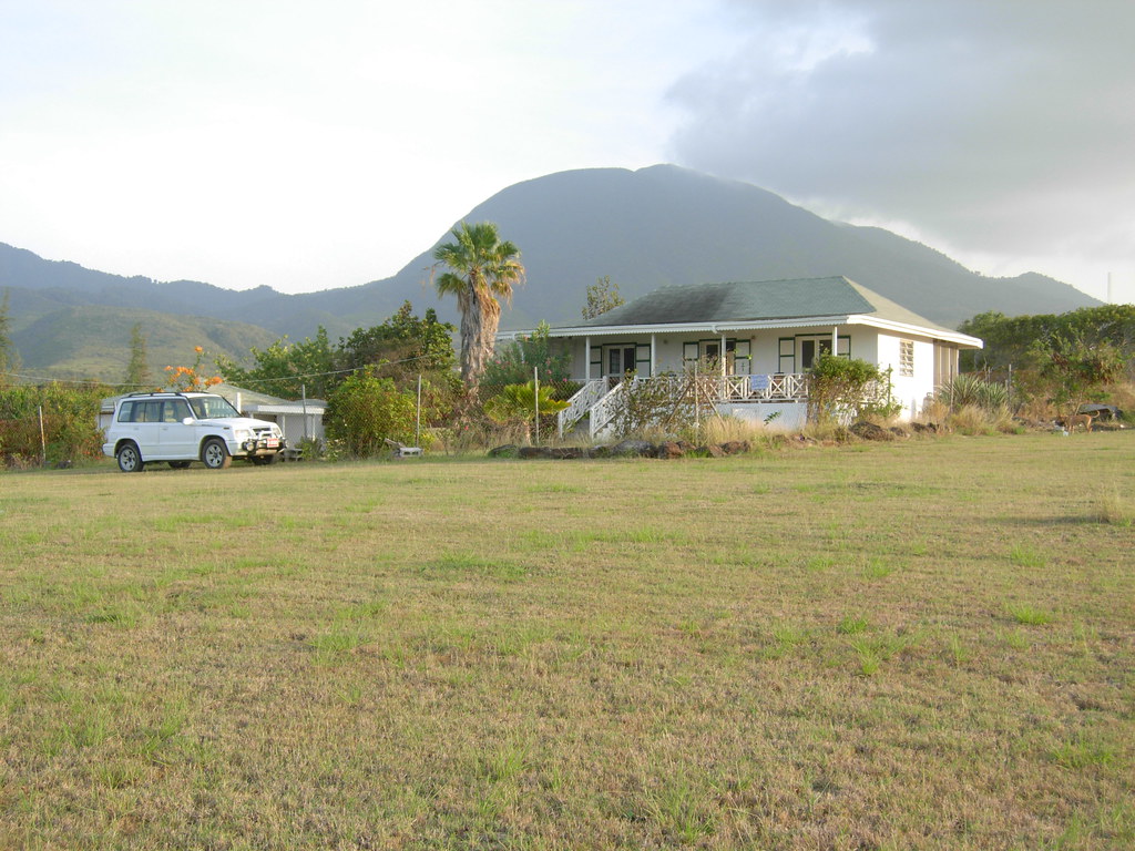 Nevis, West Indies 1 037 House with Mt. Nevis in back Flickr
