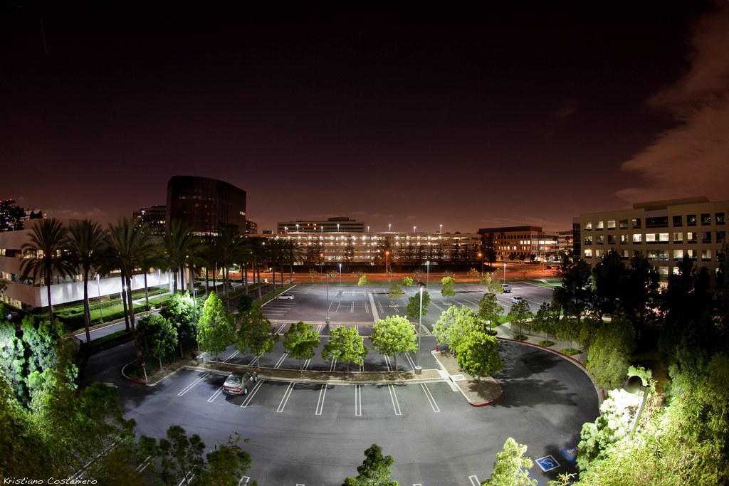 Irvine Industrial Park At Night I liked the colors, so I… Flickr