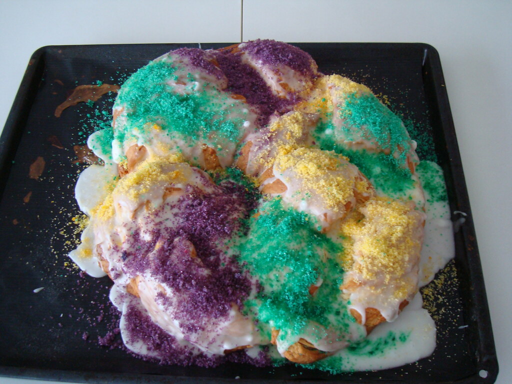 King cake I used this recipe, Flickr