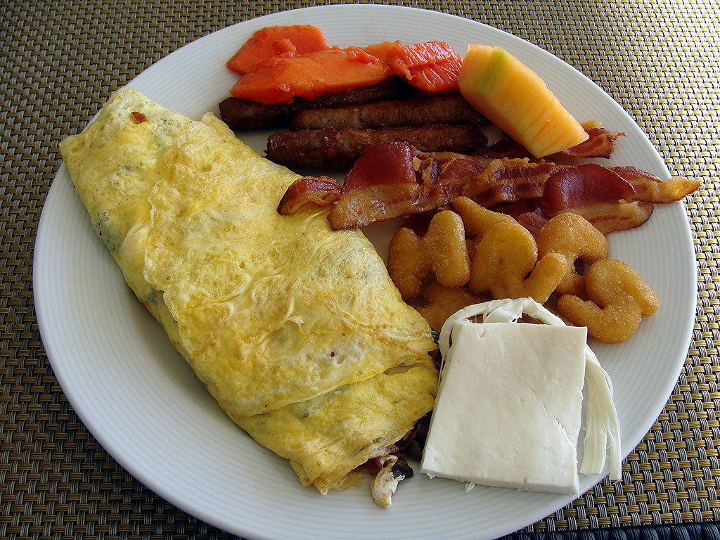 Oaxaca Morning Omelette made to order , Oaxaca white strin… Flickr