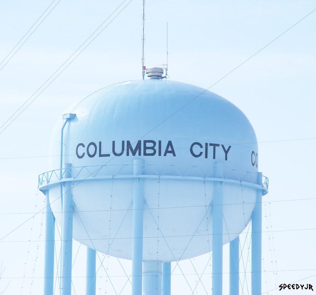 Watertower Columbia City Columbia City, Indiana Whitle… Flickr