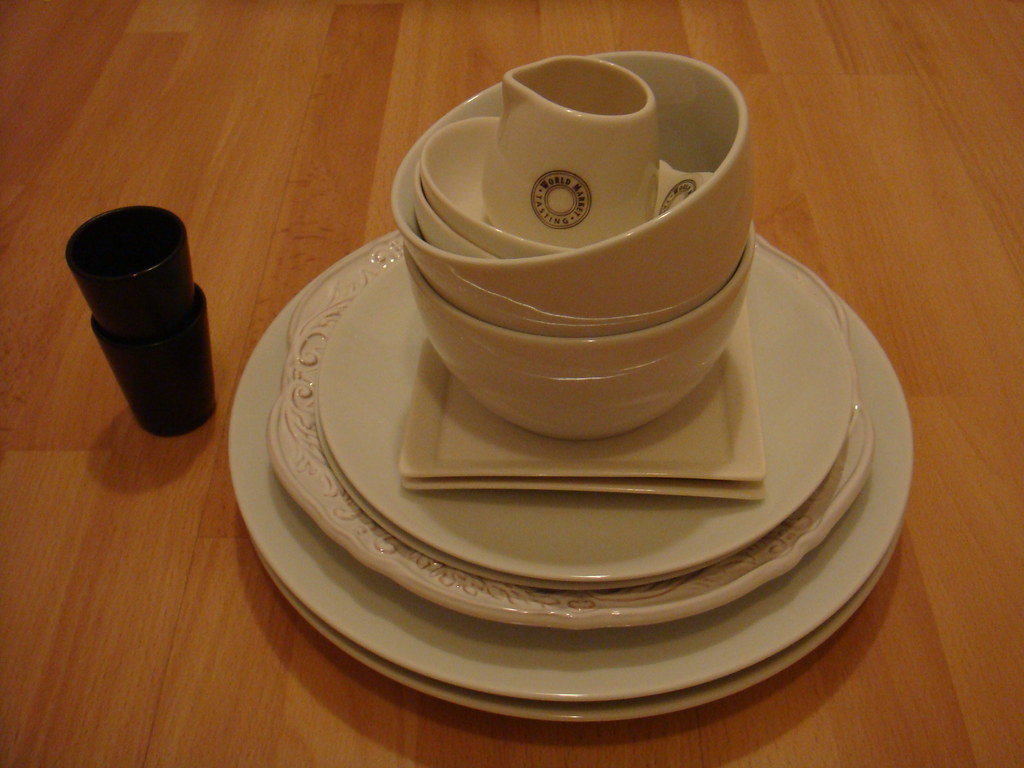 Yaaay! Dishes! Cost Plus World Market was having a 20 off… Flickr
